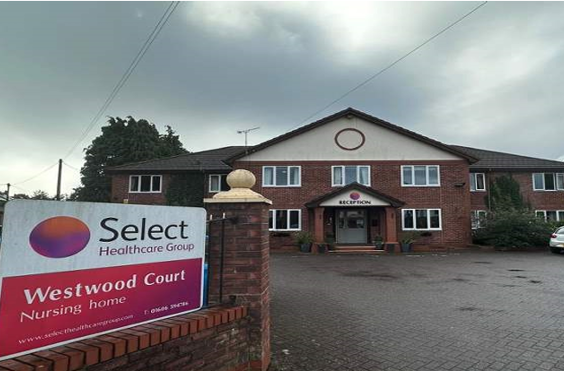 Westwood Court Care Home - An outside view of the home