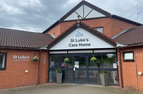 St Lukes Care Home - An outside view of the home