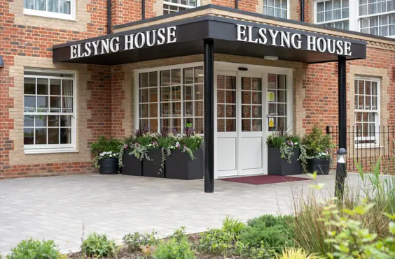 Elsyng House Care Home - An outside view of the home