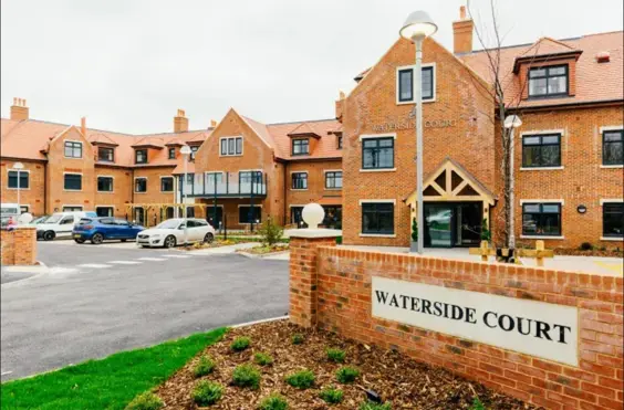 Waterside Court Care Home - An outside view of the home