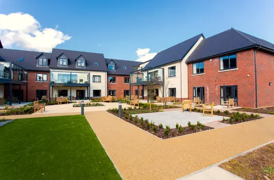Mantles Court - An outside view of the home