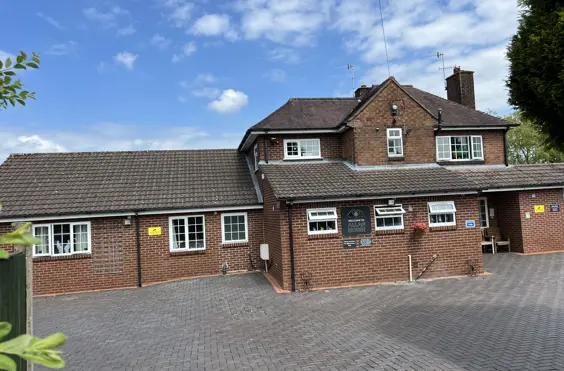 Allan House - An outside view of the home