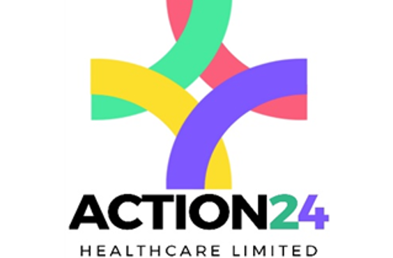 Action24 Healthcare Ltd - A company logo