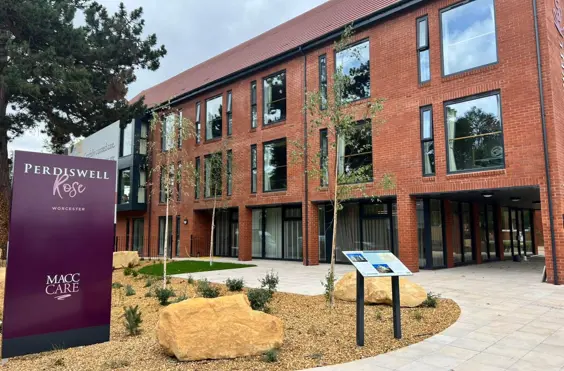 Perdiswell Rose Care Home - An outside view of the home