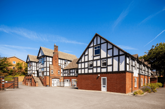 Tudor Bank Nursing Home - An outside view of the home