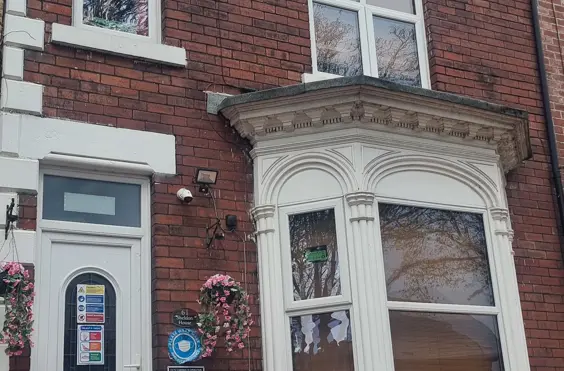 Sheldon House - An outside view of the home