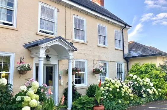 Milford House - An outside view of the home