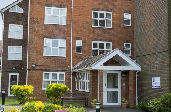 Bethune Court - An outside view of the home