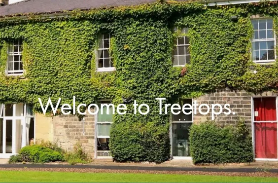 Treetops - An outside view of the home
