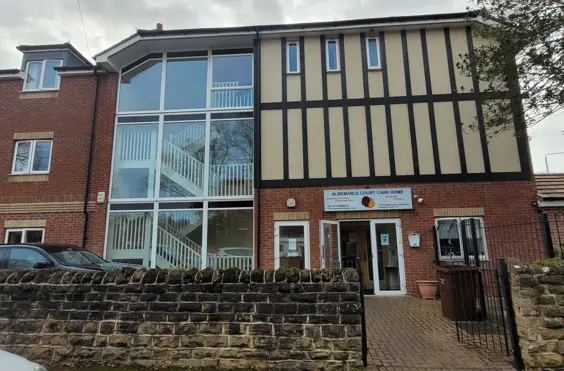 Albemarle Court (Nottingham)  LTD - T/As Albemarle Court Nursing Home - An outside view of the home