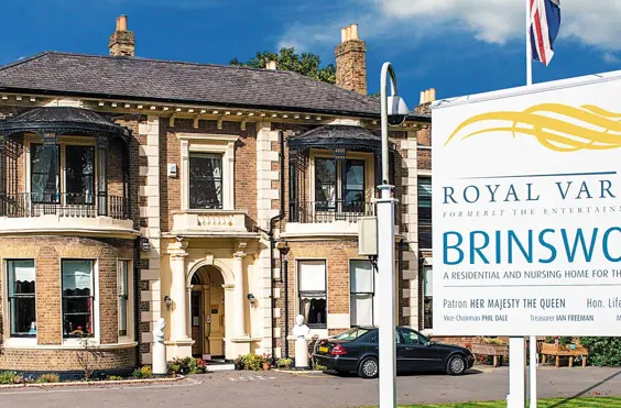 Brinsworth House - An outside view of the home