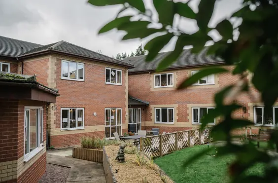Hampton Court Care Home - An outside view of the home