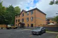 An outside view of the home