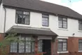 An outside view of the home