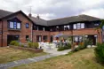 An outside view of the home