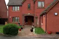An outside view of the home
