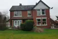 An outside view of the home